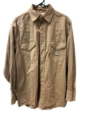 Rasco Khaki Work Shirt Jacket